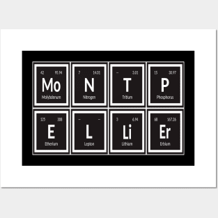 Montpellier City | Periodic Table of Elements Posters and Art